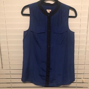 J. Crew sleeveless blouse